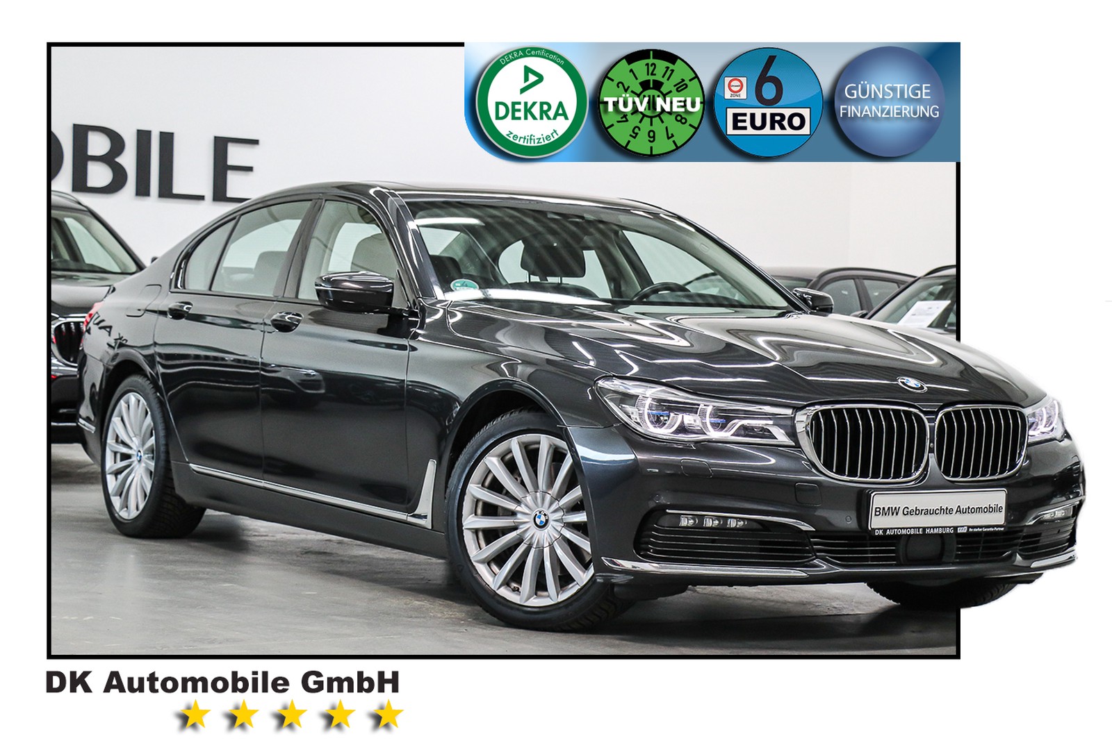 BMW 740i Sport-Aut/ KOMFORT/KAMERA/LASERLICHT/GLASDACH
