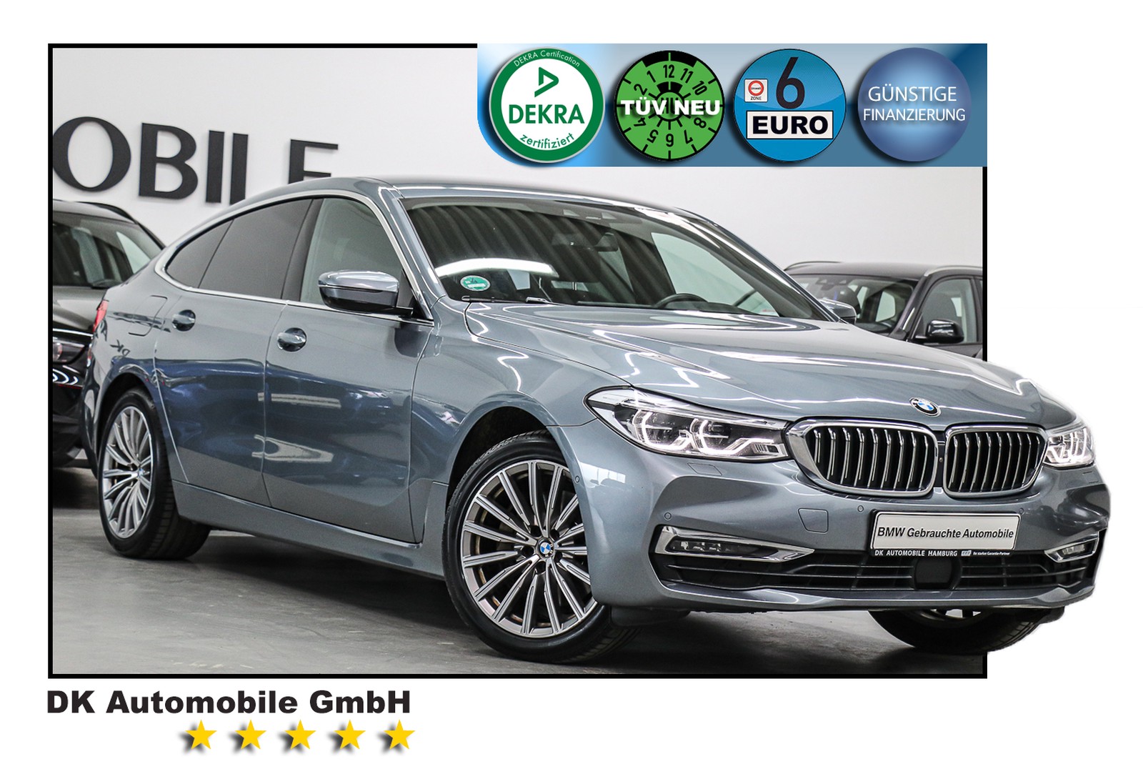 BMW 640i xDrive Gran Turismo Aut/ LUXURY LINE/HARMAN/