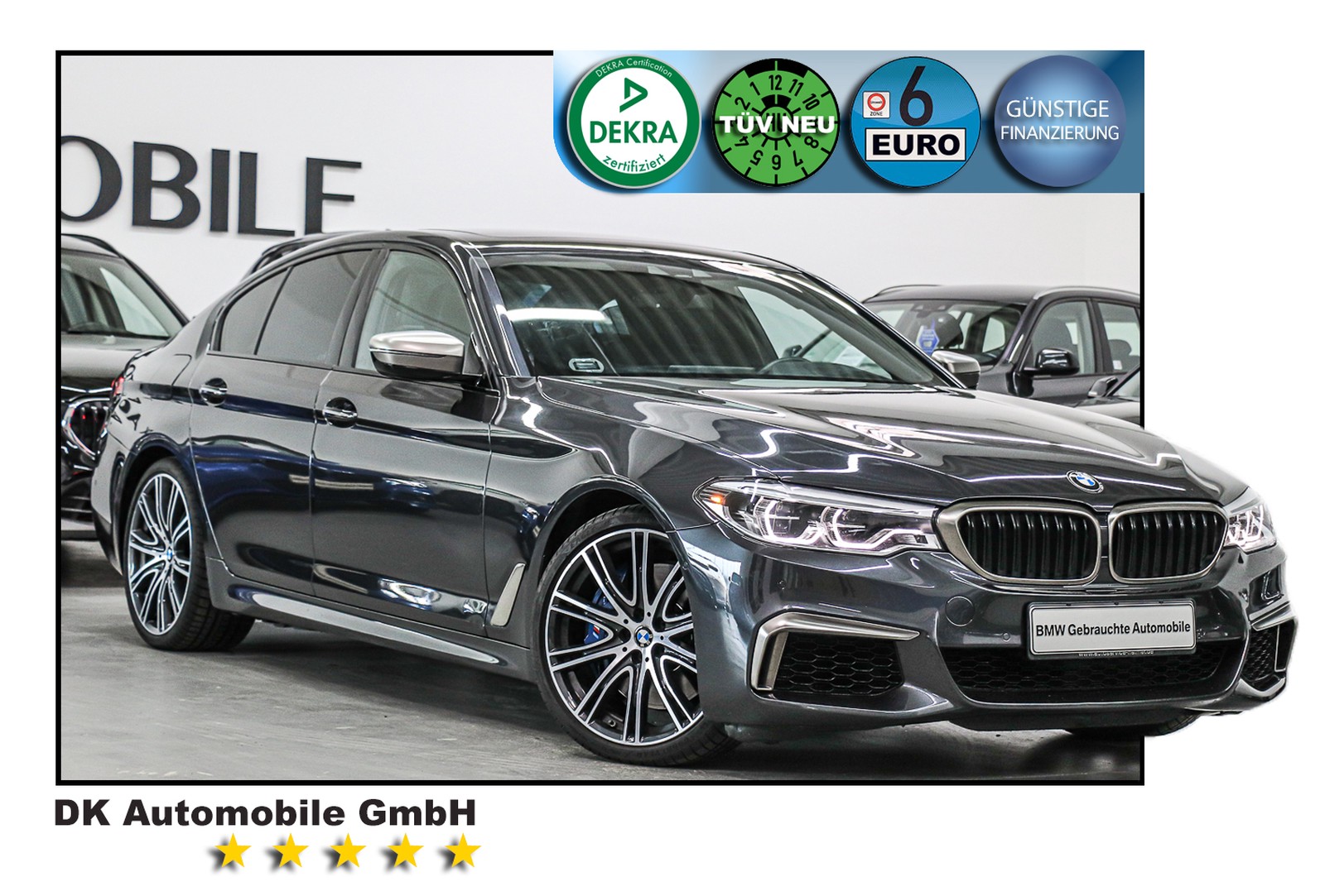 BMW M550i xDrive Sport-Aut/ HARMAN/KOMRORT/KAMERA/LED