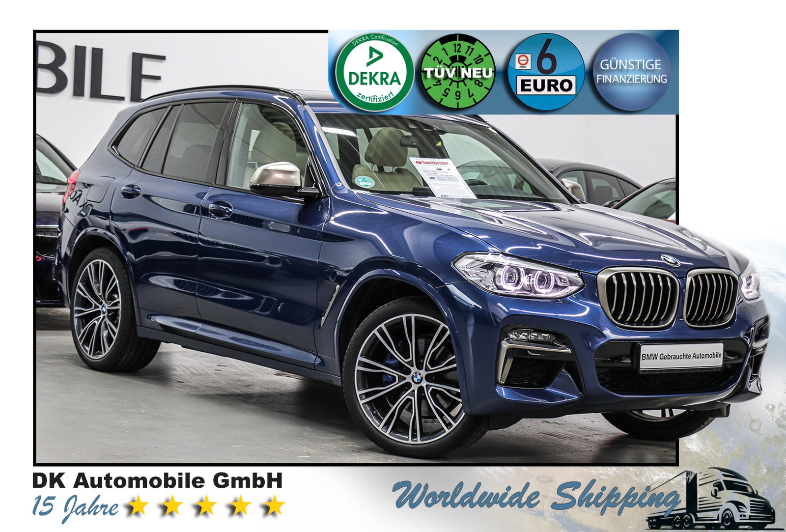 BMW X3 M40i Sport-Aut/PANORAMA/STANDHEIZUNG/DACHRELING