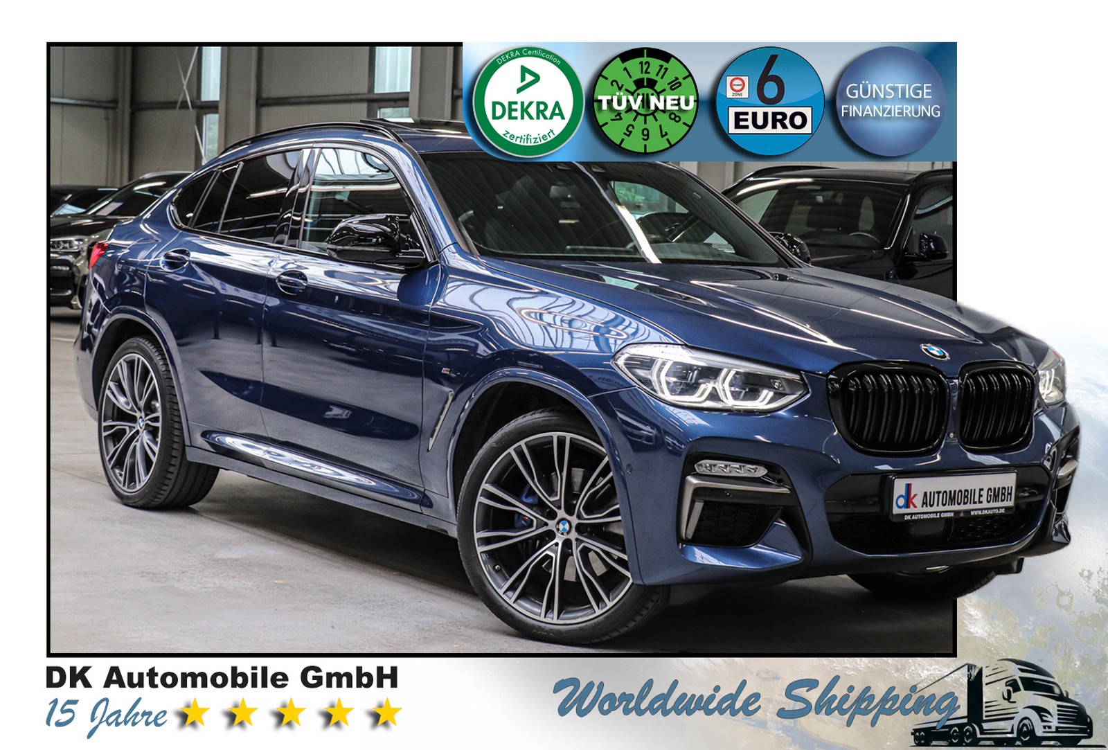 BMW X4 M40i Sport-Aut./KAMERA/PANORAMA/ANHÄNGER/HUD/