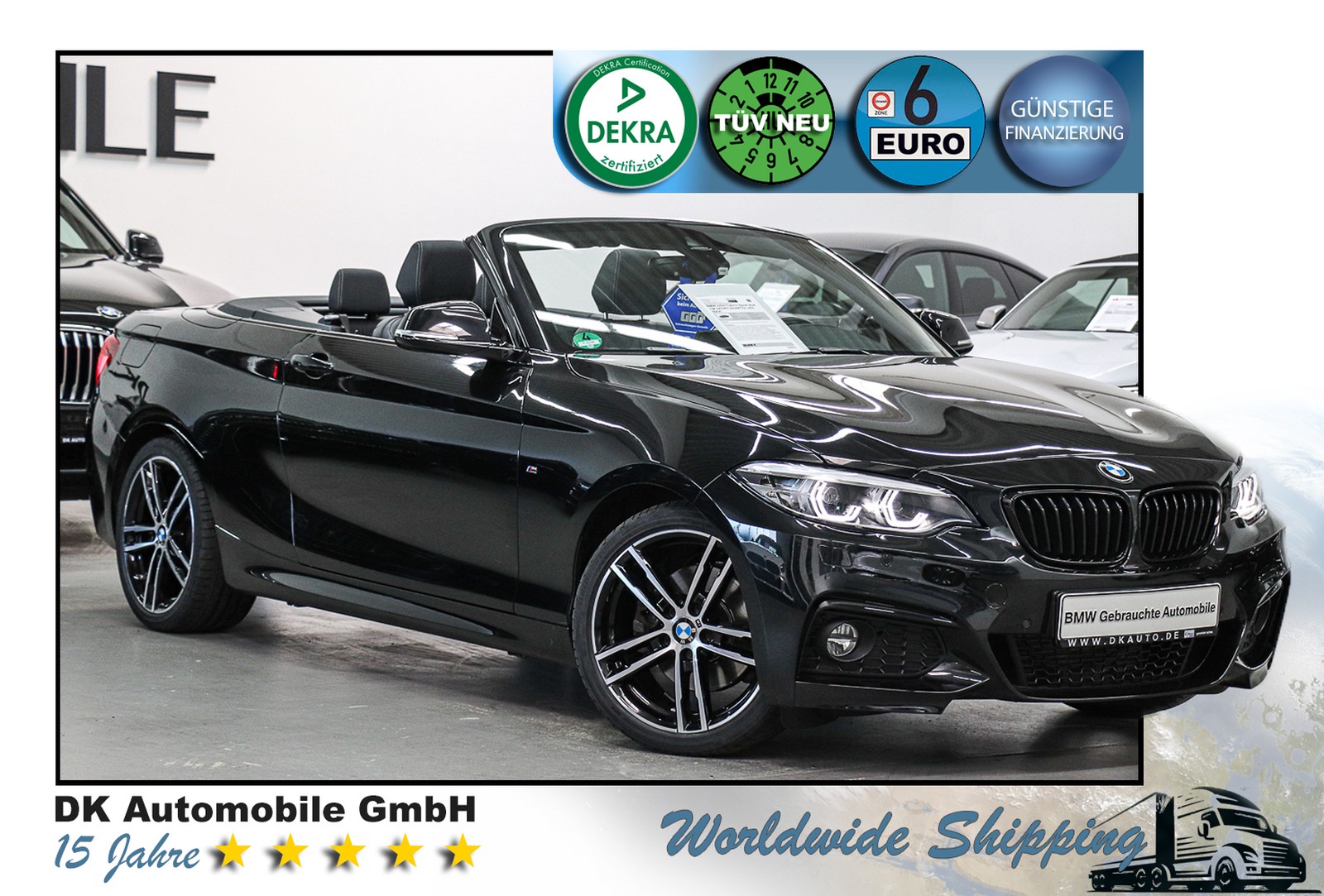 BMW 220d Cabrio Sport-Aut///M SPORT/ADAPTIV LED/NAVI