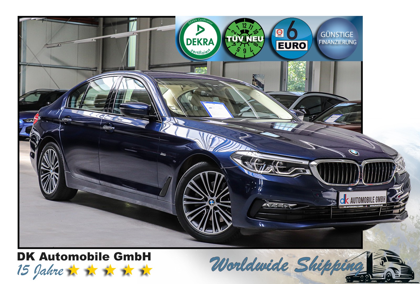 BMW 520d Aut/SPORT LINE/KAMERA/HUD/LED/STANDHEIZUNG/
