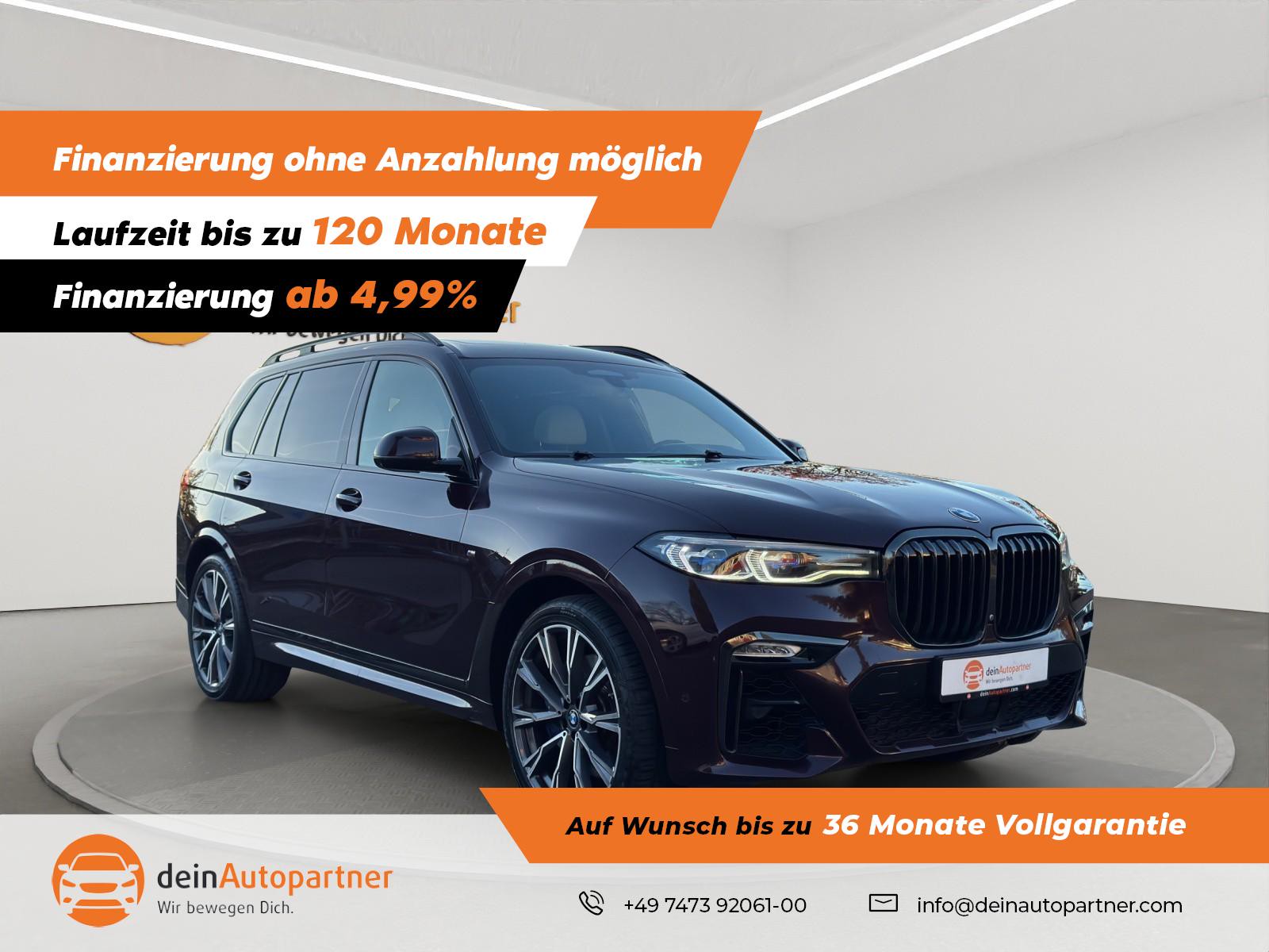 BMW X7 M50i HUD/AHK/STDHZ/PANO SKY/7SITZER/LASER/UVP 113.000.-