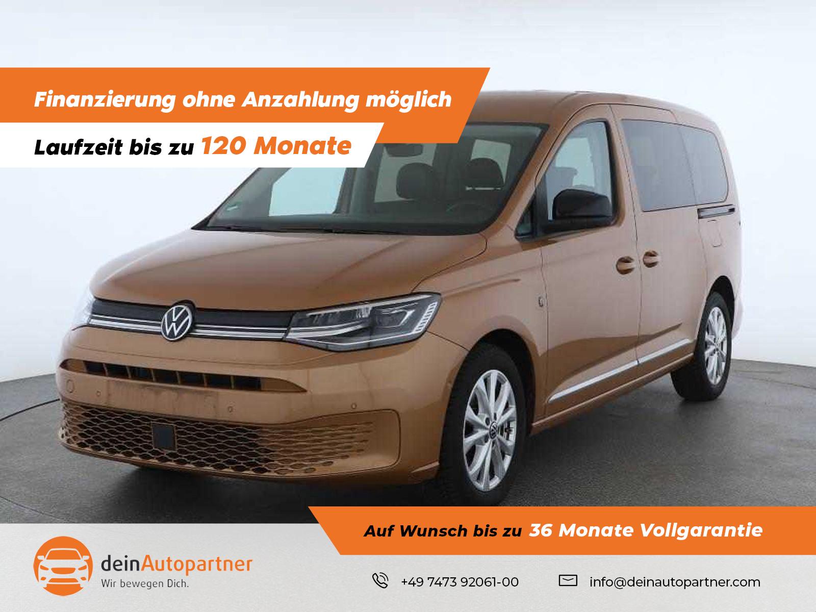 Volkswagen Caddy Style Maxi 7 Sitzer AHK LED Navi RFK STH Leder