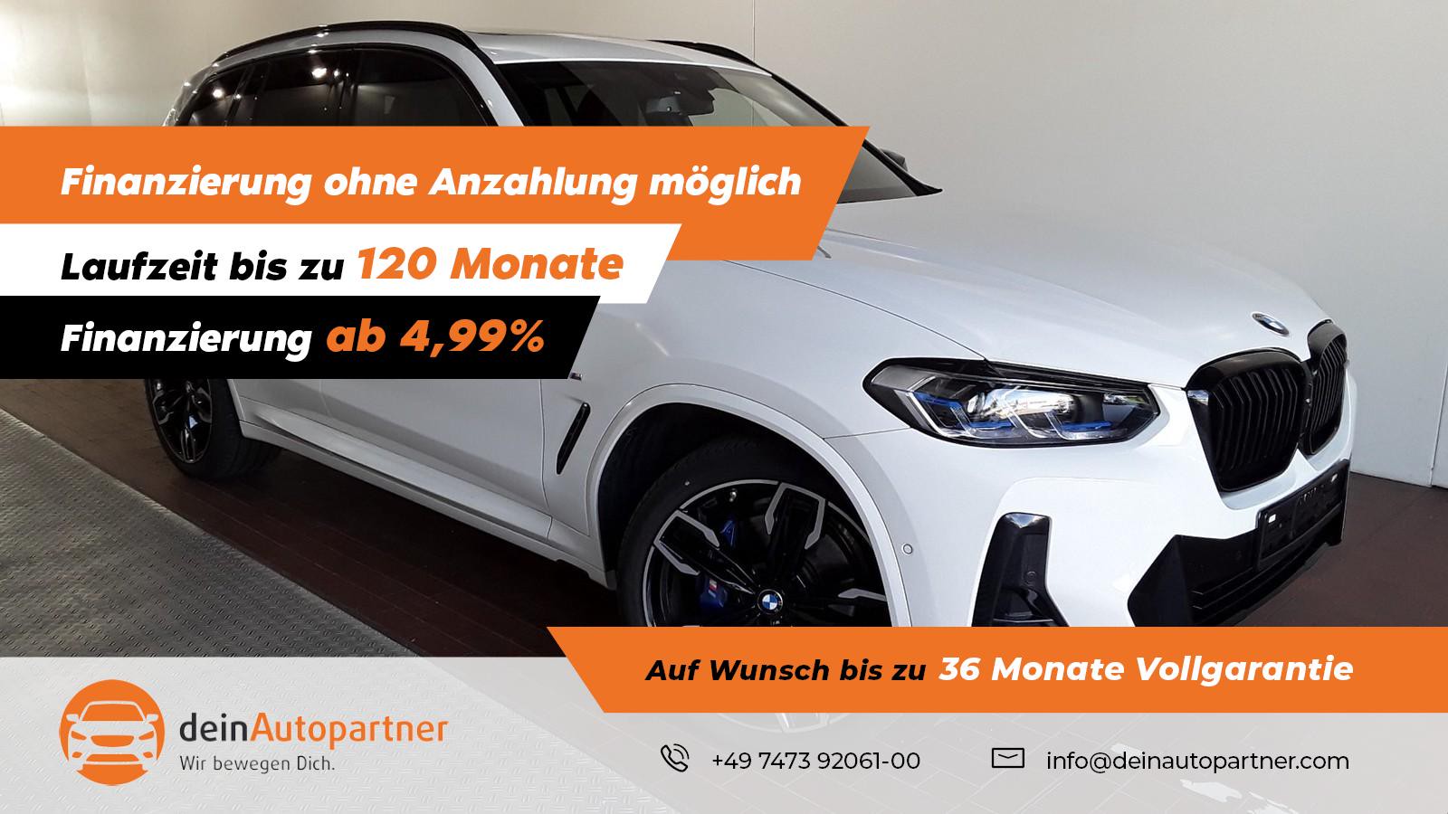 BMW X3 M40i Navi Leder Pano StandHzg. Laser HuD
