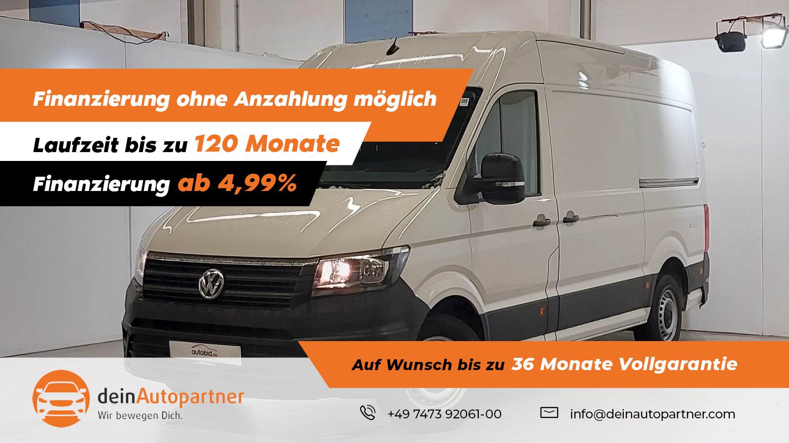 Volkswagen Crafter Kasten 35 mittellang Hochdach Navi RFK