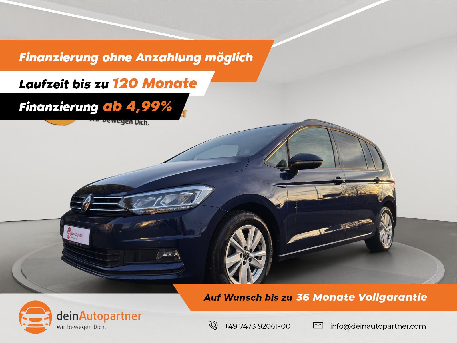 Volkswagen Touran Comfortline LED AHK STH Pano. Dach 7 Sitzer