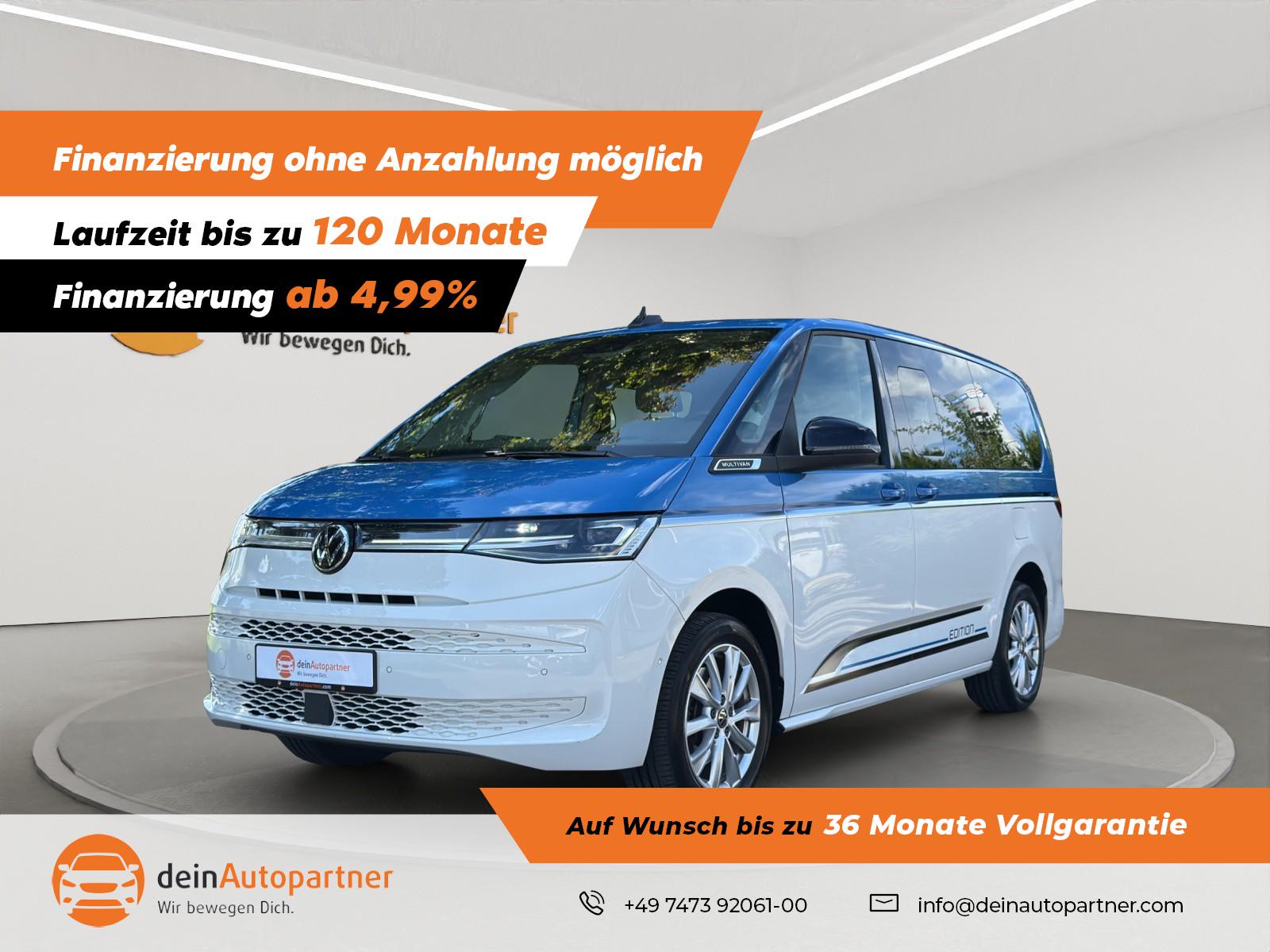 Volkswagen T7 Multivan 2.0 TDI Style Lang LÜ HUD AHK LED Pano Dach STH RFK UVP 79.900