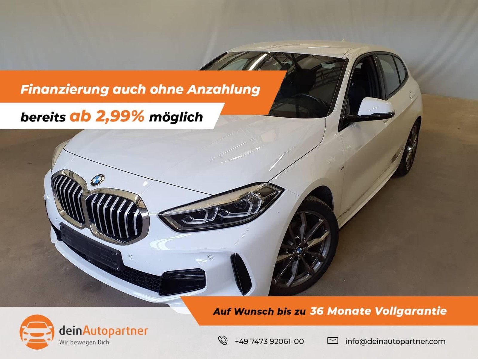 BMW 118i M Sport Leder Navi HuD AHK Busin.Pak.