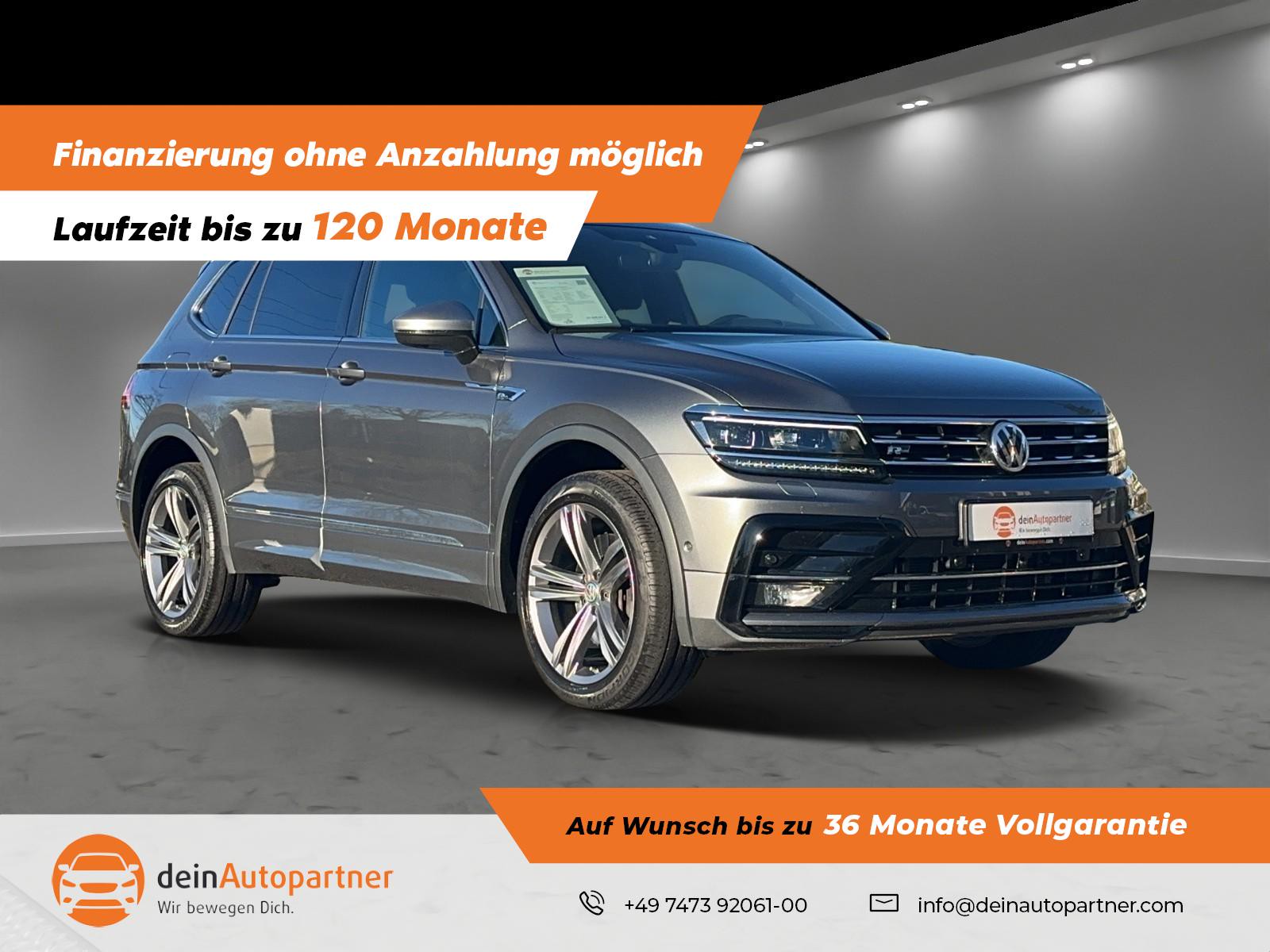 Volkswagen Tiguan Allspace 2.0 TSI Highl. 4M R Line 7 Sitze Pano ACC Rfk