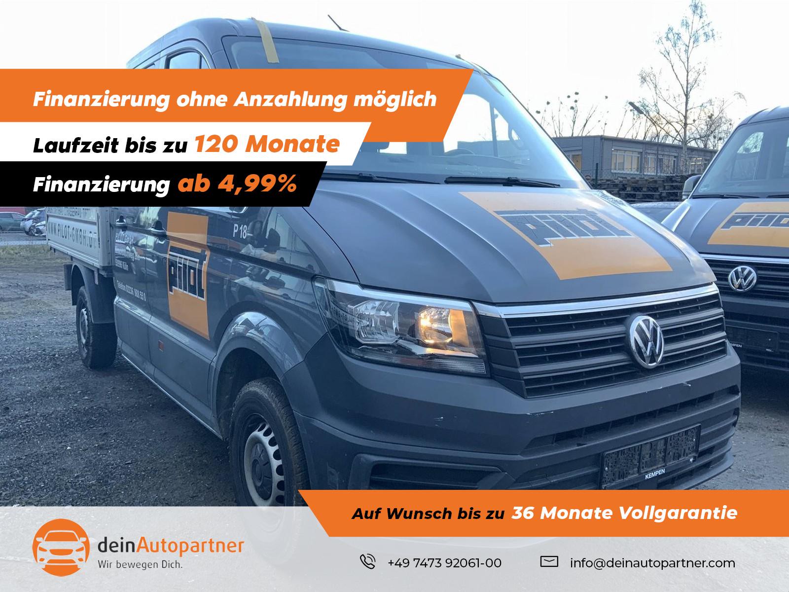 Volkswagen Crafter Pritsche 35 DOKA mittellang /KLIMA/AHK/7-Sitzer
