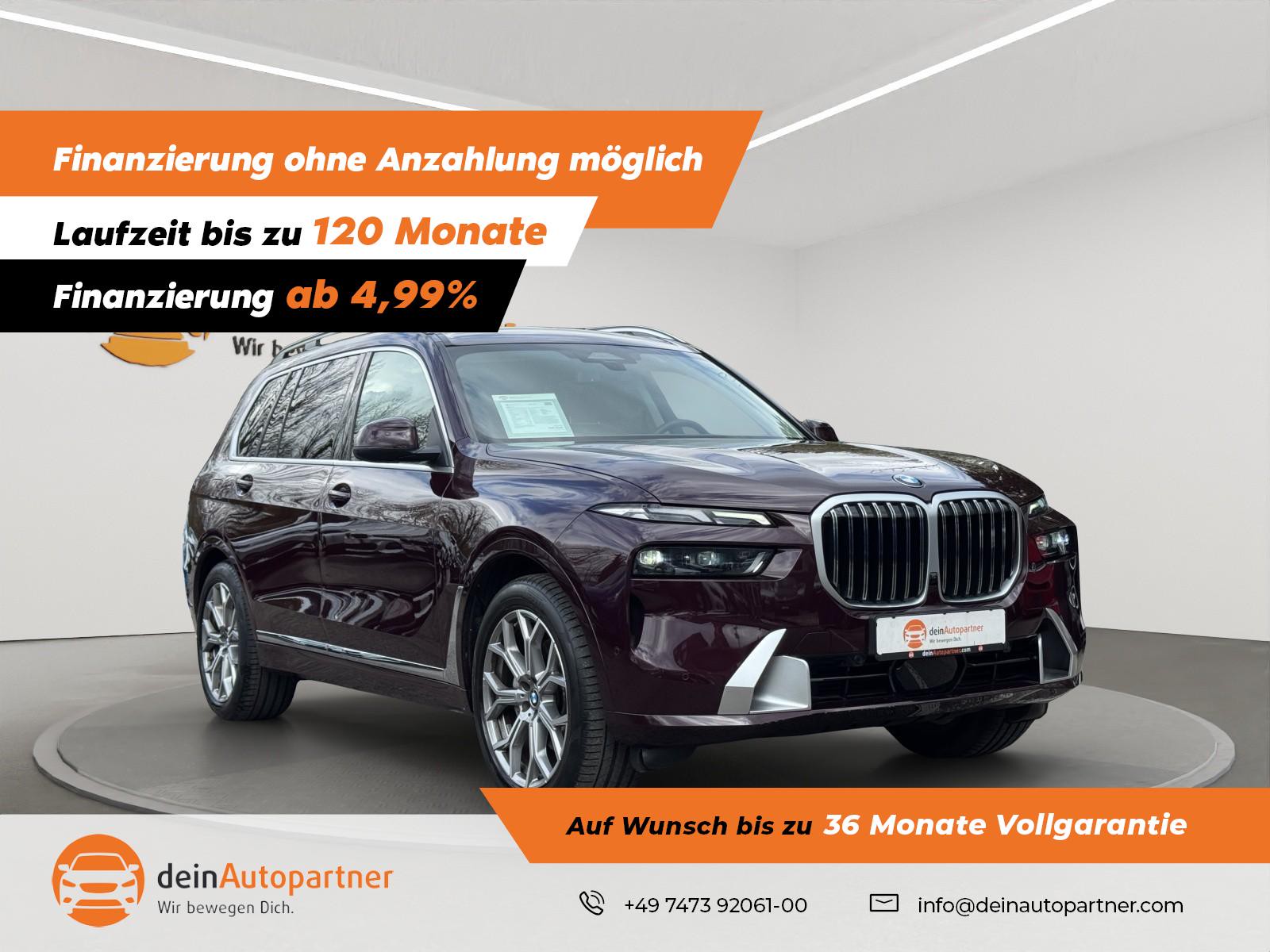 BMW X7 xDrive 40 d LED/LEDER/HUD/PANO/RFK/SIDE/LANE/7-SITZER/ UVP 108,769.34