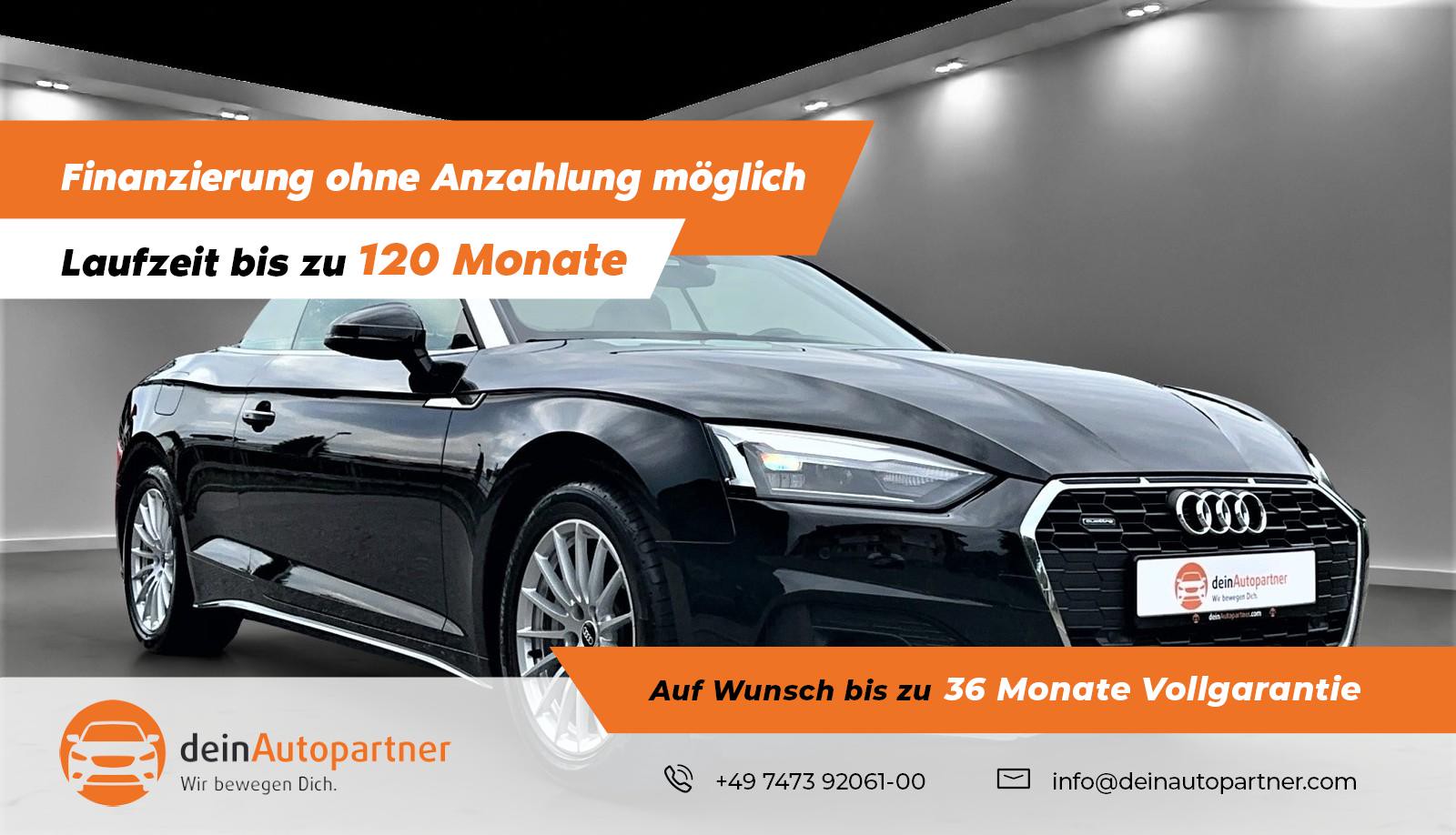 Audi A5 Cabriolet 40 TFSI quattro Leder MMI DAB Rfk