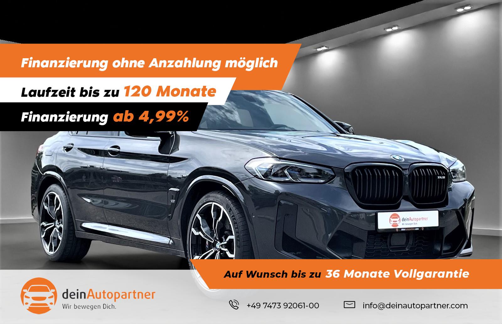 BMW X4M Compe. Leder HuD AHK H&K Laser Pano