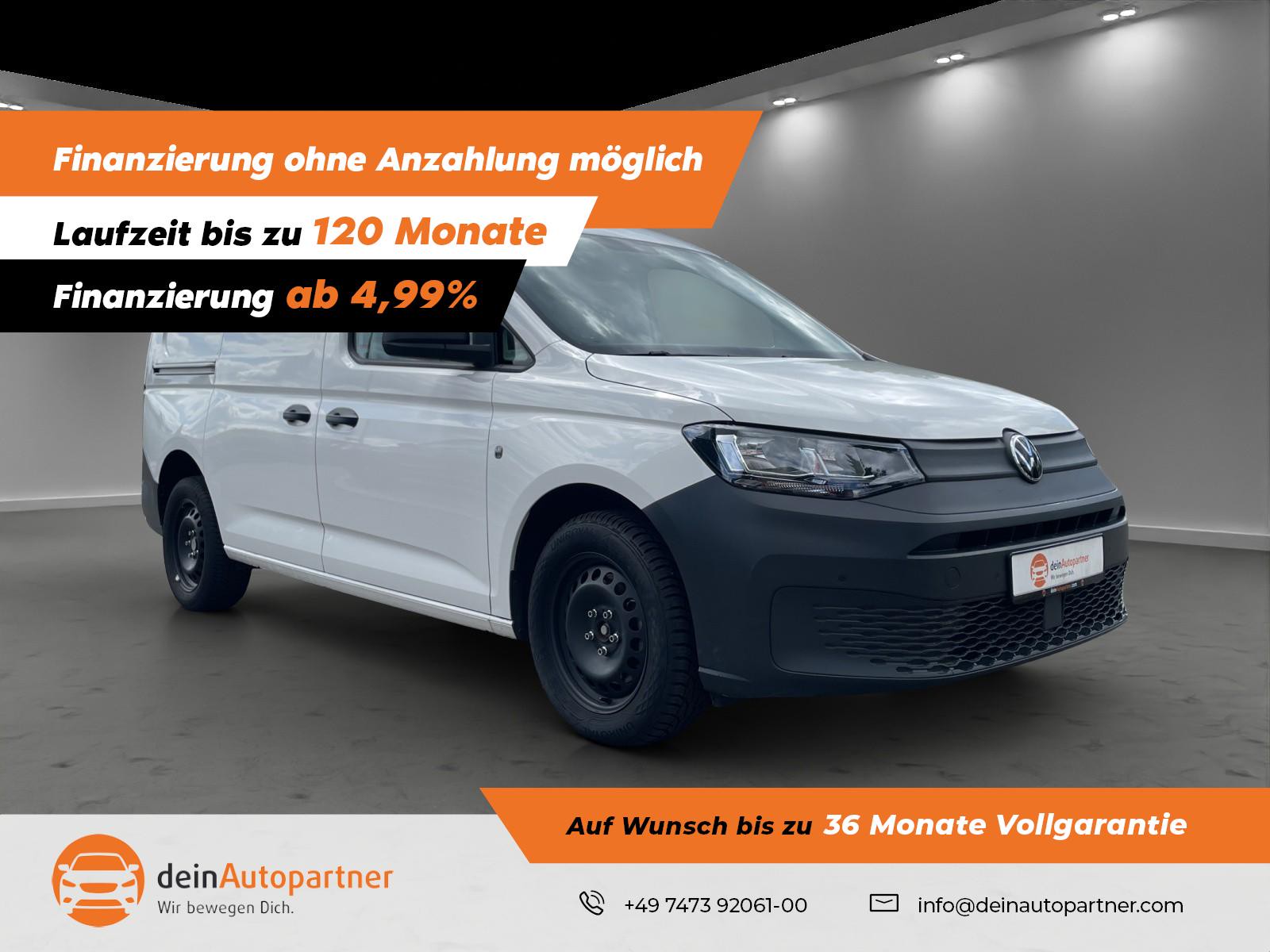 Volkswagen Caddy Cargo Basis Maxi Klima Flügeltüren PDC Holzboden