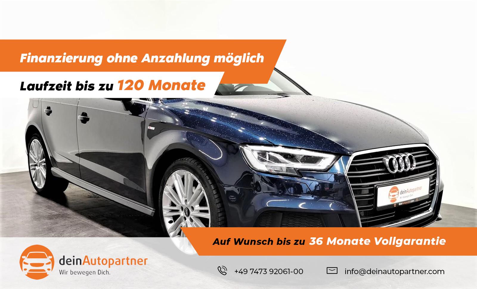 Audi A3 1.0 TFSI S Line Leder Navi LED St.Hzg. PDC