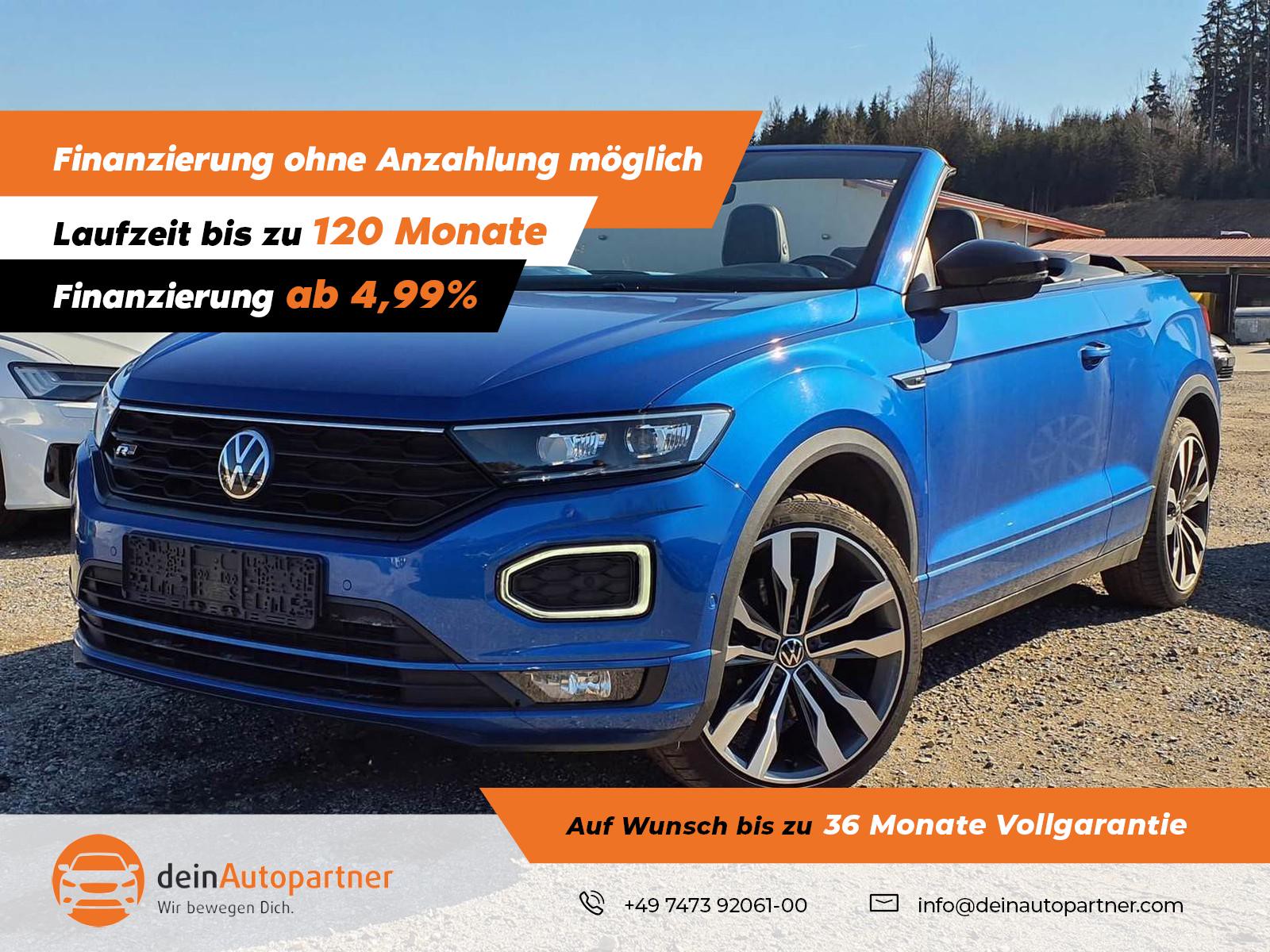 Volkswagen T-Roc R-Line Cabrio 1,5 TSI DSG ABT NAVI/LED/LEDER/LANE/RFK/DAB/SHZ/PDC
