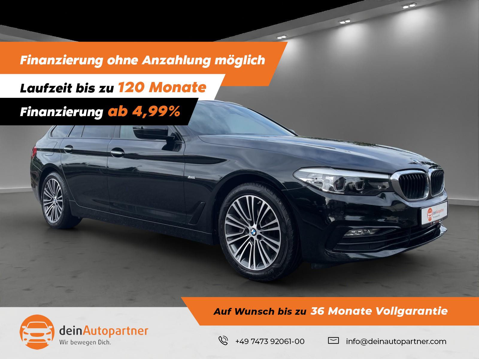 BMW 520 d xDrive Sport Line LED Leder Navi HUD Pano Dach