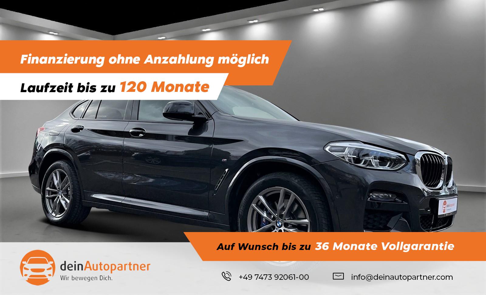 BMW X4 xDrive30d M Sport Navi Leder AHK HuD StandHzg. Laser ACC