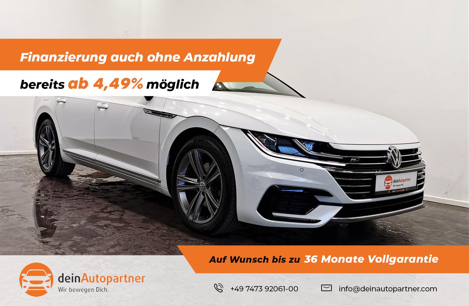 Volkswagen Arteon R Line 2.0 TSI Leder AHK ACC Navi Rfk LED