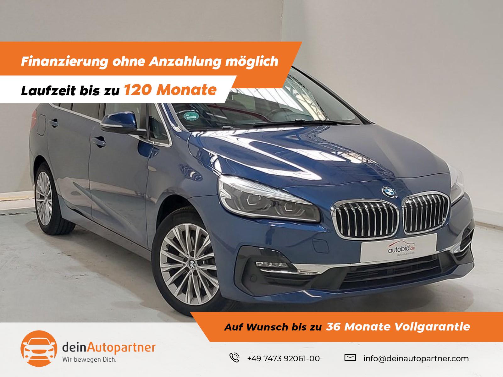 BMW 218i GT Luxury Line 7 Sitzer Leder Navi AHK LED