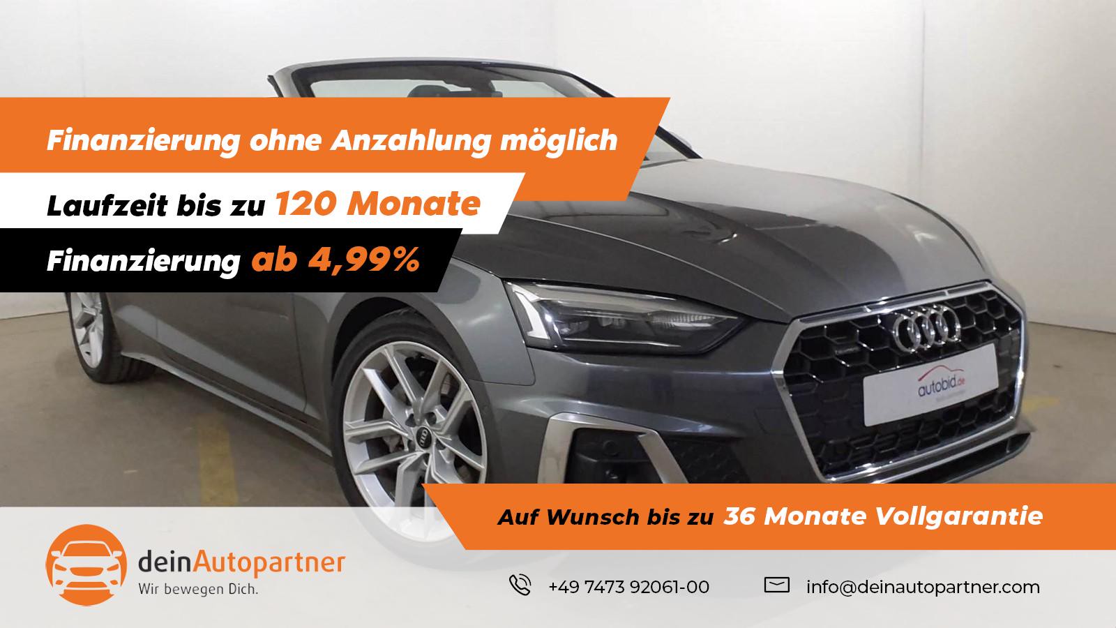 Audi A5 Cabriolet 40 TFSI quattro S line LED/AHK/RFK