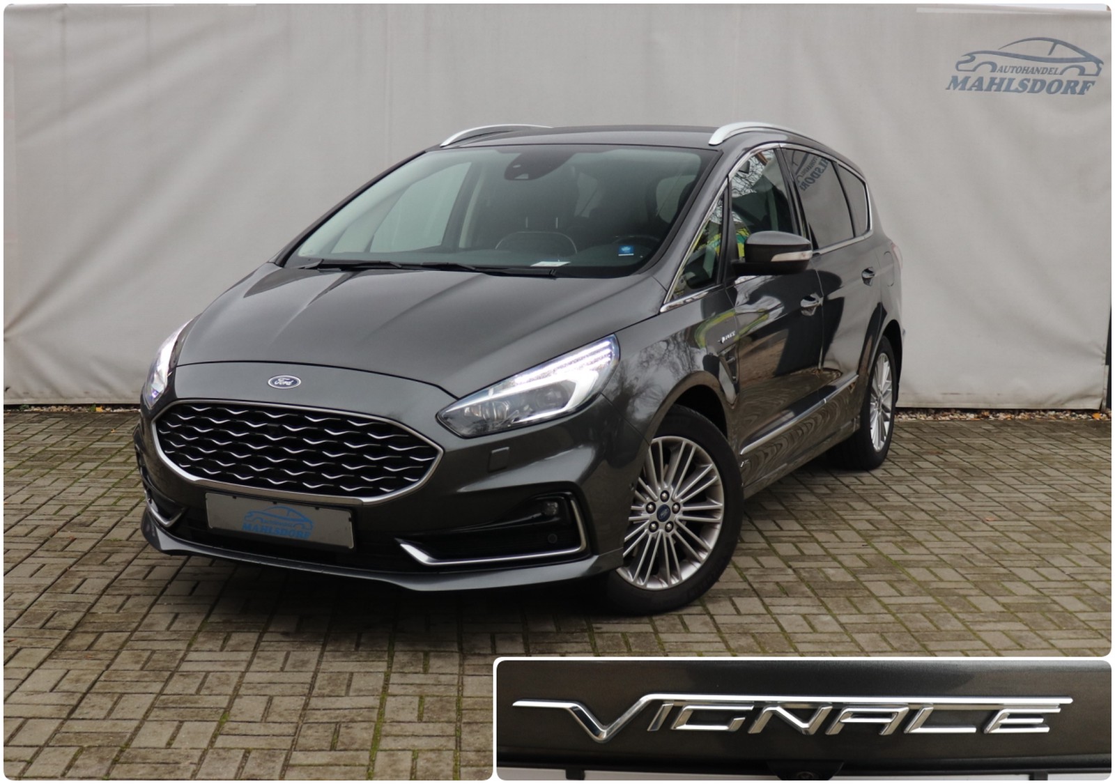 Ford S-Max 2.0 EcoBlue Vignale AWD 7 SITZE LED ANHÄNGERKUPP RFK