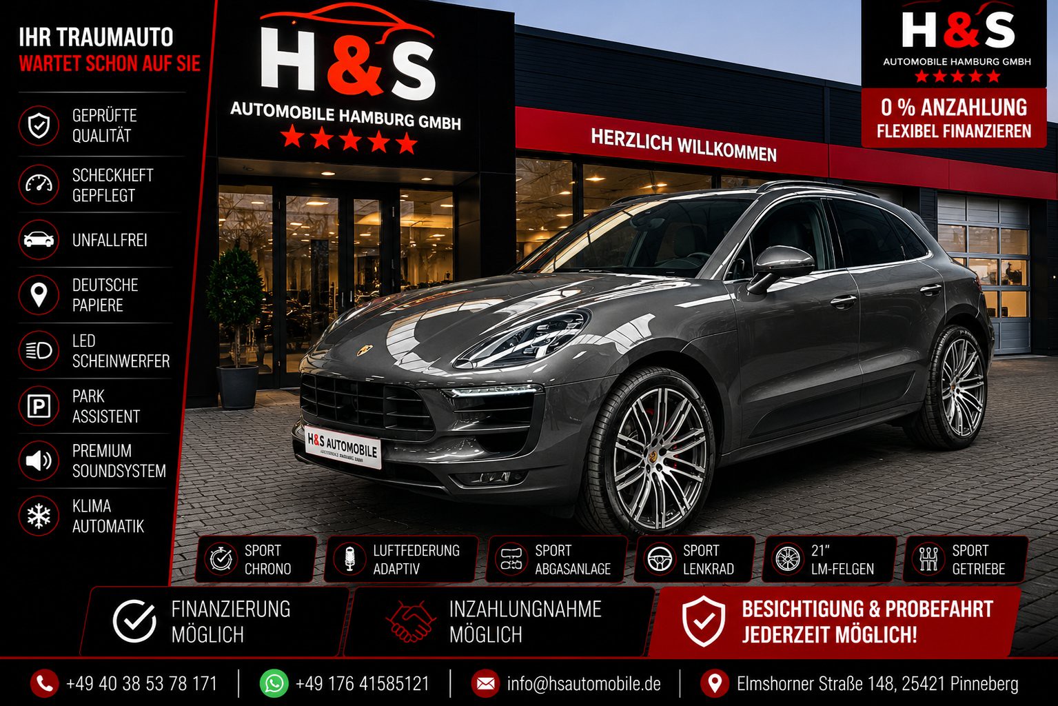 Porsche Macan GTS BOSE STNADHEIZUNG BEHEIZBARER LENKGRAD