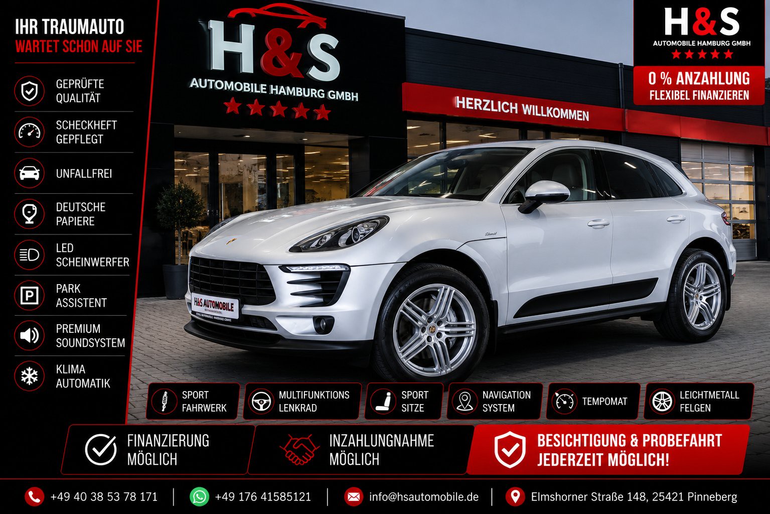 Porsche Macan S 360°STANDHEIZUNG PASM
