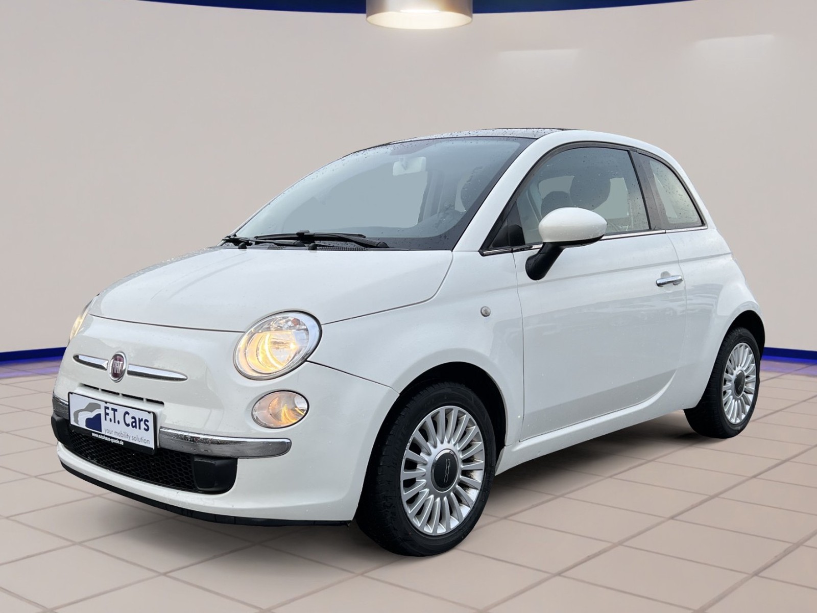Fiat 500 Lounge Panoramadach 1. Hand