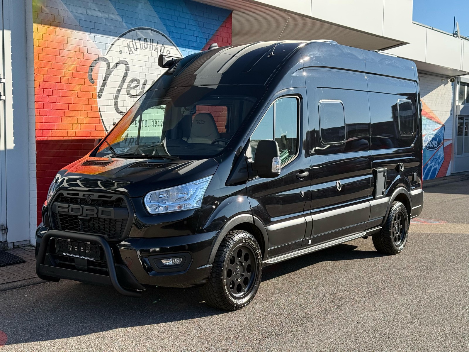 Karmann Dexter 560 AW, Transit 4x4 MJ 2024, DELTA 4x4 Klassik Räder, Maxxfan, Solaranlage