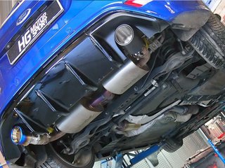 NPRS2BX Focus RS MK2 BULL-X Auspuffanlage 
