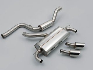 NPRS2MI Focus RS MK 2 Milltek Auspuffanlage mit EWG 
