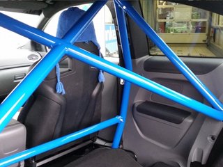 NPRS2BÜ Focus RS MK2 Überrollbügel mit H-Strebe und TÜV-Eintragung