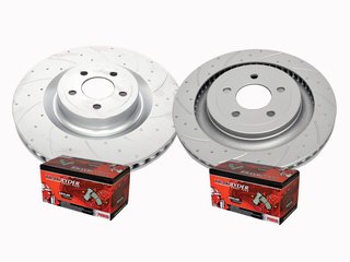 NPMBA Ford Mustang Sportbremsanlage MOV´IT 6-Kolben gelocht