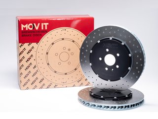 NPMBA Ford Mustang ab 2015 - Sportbremsanlage MOV´IT 6-Kolben gelocht