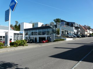 Blick auf unser Verkaufsgebäude