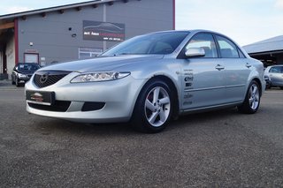 Mazda 6 Sport 2.0 Limousine TÜV 01/2019,Velour,Tempomat,Klima,Alu Used vehicle for sale | First registration 07/2002 | Price 1.490 €