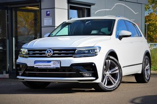 Volkswagen Tiguan 2,0 TDI R-Line DSG 1.HD SH Stdhzg 360 Gebrauchtwagen Kaufen | EZ 09/2017 | Preis 25.990 €