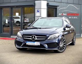 Mercedes-Benz C 350 e T Edition C AMG|AHK|LED|PAN| cavansitblau Used vehicle for sale | First registration 04/2018 | Price 25.990 €