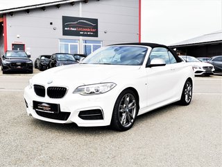 BMW M240i xDrive Cabrio 1.HAND|H&K|LEDER|NAVI|KAM|KEYLESS Gebrauchtwagen Kaufen | EZ 08/2016 | Preis 28.500 €
