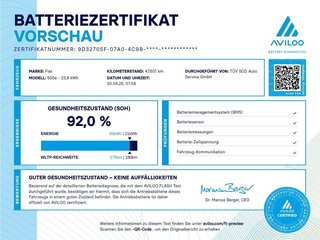 Fiat 500e Navi Klima SHZ AVILOO SOH 92 % CCS Red - foto 3