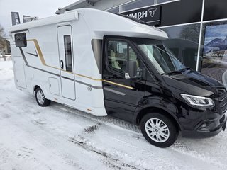 Eura Mobil Profila PT 696 EB Mercedes Neuwertig Mondial-S-Paket LED-Licht ACC 170PS Autom Dachlimaanlage TV