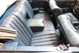 1970 Mercedes-Benz 280 SE weiß (050), blaues Verdeck, blaues Leder - photo 33