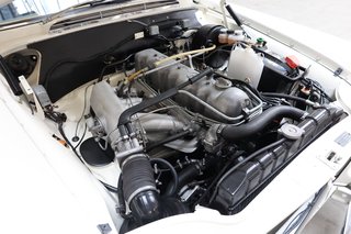 1970 Mercedes-Benz 280 SE weiß (050), blaues Verdeck, blaues Leder - photo 60
