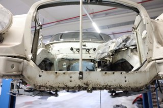 1970 Mercedes-Benz 280 SE weiß (050), blaues Verdeck, blaues Leder - photo 84