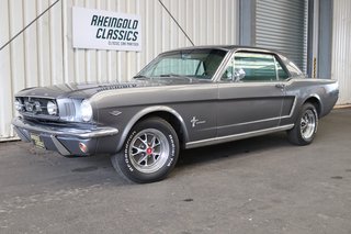 1965 Ford Mustang Coupe V8 Pepper grey deluxe Ponyausstattung -