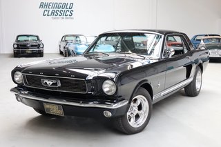 1966 Ford Mustang 289cui V8 Coupé Servo black beauty
