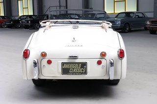 1959 Triumph TR3A aus Kalifornien und aus Erstbesitz Leder neu, Lackierung fast neu - photo 5